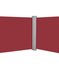 Retractable Side Awning Red 100x600 Cm