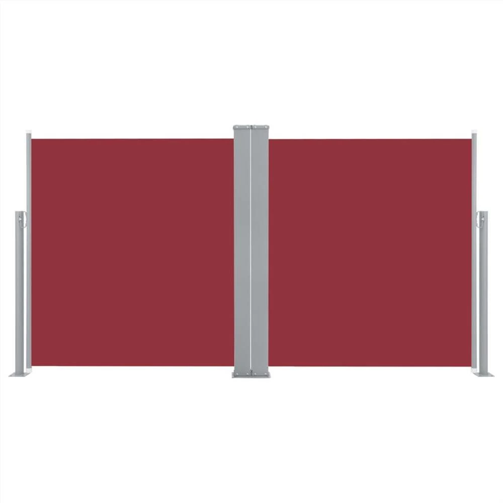 Retractable Side Awning Red 100x600 Cm - Image 4