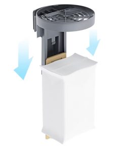 Roborock S7/S7 MAXV Plus Auto-Empty Dock Automatic Suction Station Accessories, 2Pcs Dust Bags And 1Pc Dust Bag Support -Room Roborock S7 S7 MAXV Plus Auto Suction Station Dust Bag and Support 502885 2