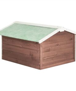 Robotic Lawn Mower Garage 72x87x50 Cm Mocca And White Firwood 6 Robotic Lawn Mower Garage 72x87x50 Cm Mocca And White Firwood -Room Robotic Lawn Mower Garage 72x87x50 cm Mocca and White Firwood 486513 4