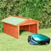 Robotic Lawn Mower Garage 72x87x50 Cm Solid Firwood -Room Robotic Lawn Mower Garage 72x87x50 cm Solid Firwood 486515 0