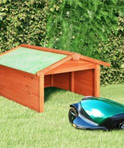Robotic Lawn Mower Garage 72x87x50 Cm Solid Firwood