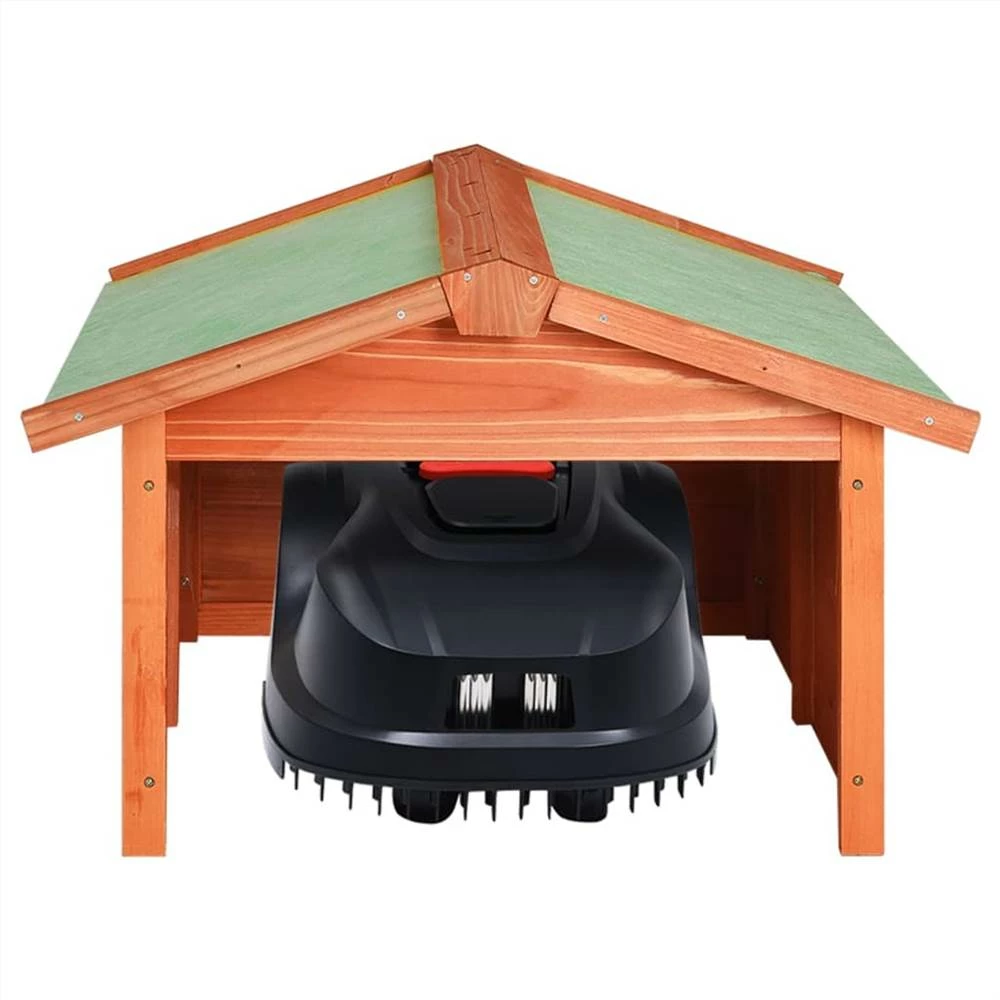 Robotic Lawn Mower Garage 72x87x50 Cm Solid Firwood - Image 3