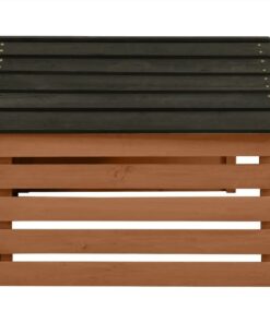 Robotic Lawn Mower Garage Black And Brown 78x74x54 Cm WPC -Room Robotic Lawn Mower Garage Black and Brown 78x74x54 cm WPC 472044 2