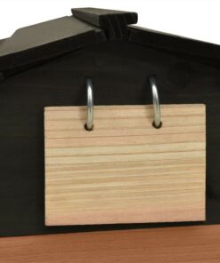 Robotic Lawn Mower Garage Black And Brown 78x74x54 Cm WPC -Room Robotic Lawn Mower Garage Black and Brown 78x74x54 cm WPC 472044 4