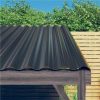 Roof Panels 12 Pcs Powder-coated Steel Anthracite 60x36 Cm 1 Roof Panels 12 Pcs Powder-coated Steel Anthracite 60x36 Cm -Room Roof Panels 12 pcs Powder coated Steel Anthracite 60x36 cm 515131 0