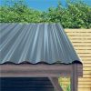 Roof Panels 12 Pcs Powder-coated Steel Grey 60x36 Cm -Room Roof Panels 12 pcs Powder coated Steel Grey 60x36 cm 514819 0
