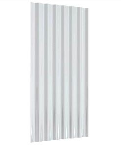 Roof Panels 12 Pcs Powder-coated Steel Grey 80x36 Cm 6 Roof Panels 12 Pcs Powder-coated Steel Grey 80x36 Cm -Room Roof Panels 12 pcs Powder coated Steel Grey 80x36 cm 515058 4