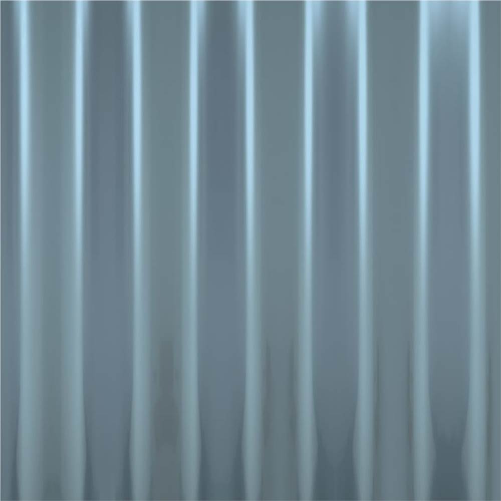 Roof Panels 12 pcs Powder-coated Steel Grey 80x36 cm Roof Panels 12 Pcs Powder-coated Steel Grey 80x36 Cm -Room Roof Panels 12 pcs Powder coated Steel Grey 80x36 cm 515058 5