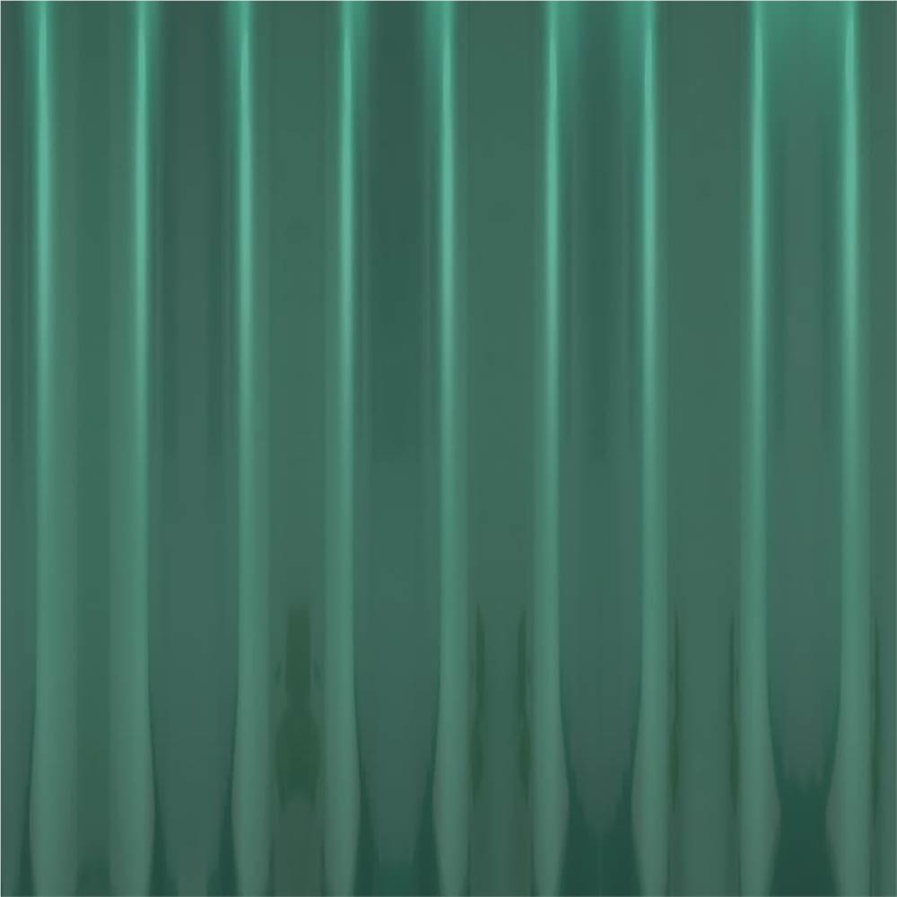 Roof Panels 36 pcs Powder-coated Steel Green 80x36 cm Roof Panels 36 Pcs Powder-coated Steel Green 80x36 Cm -Room Roof Panels 36 pcs Powder coated Steel Green 80x36 cm 516145 5