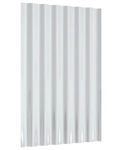 Roof Panels 36 Pcs Powder-coated Steel Grey 60x36 Cm 6 Roof Panels 36 Pcs Powder-coated Steel Grey 60x36 Cm -Room Roof Panels 36 pcs Powder coated Steel Grey 60x36 cm 516518 4