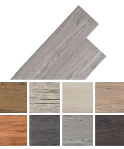 Self-adhesive PVC Flooring Planks 2.51 M² 2 Mm Dark Grey -Room Self adhesive PVC Flooring Planks 2 51 m 2 mm Dark Grey 515814 2