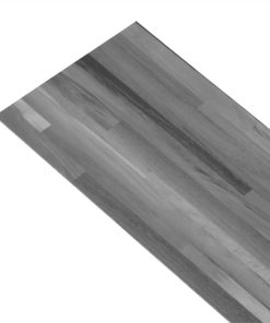 Self-adhesive PVC Flooring Planks 2.51 M² 2 Mm Striped Grey -Room Self adhesive PVC Flooring Planks 2 51 m 2 mm Striped Grey 515816 2