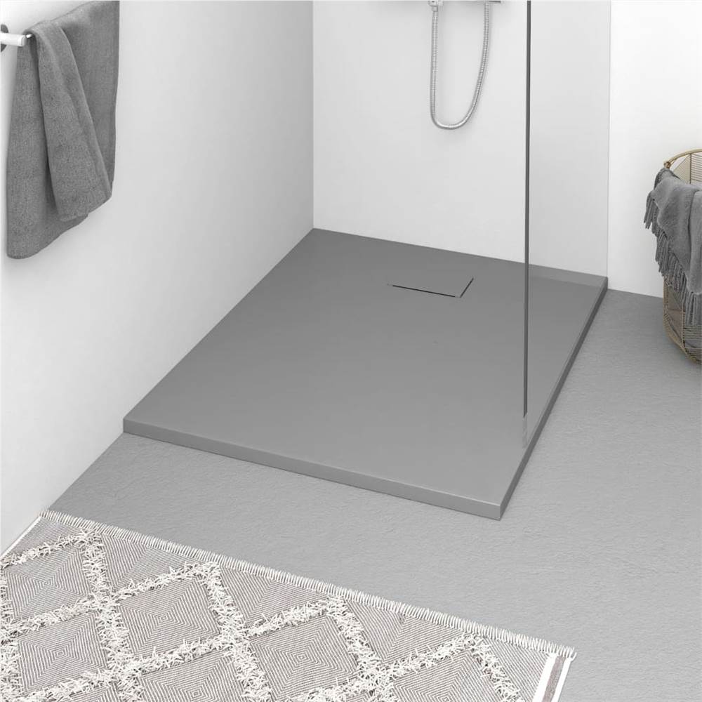 Shower Base Tray SMC Grey 100x80 cm Shower Base Tray SMC Grey 100x80 Cm -Room Shower Base Tray SMC Grey 100x80 cm 460325 0