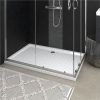 Shower Base Tray With Dots White 80x120x4 Cm ABS 1 Shower Base Tray With Dots White 80x120x4 Cm ABS -Room Shower Base Tray with Dots White 80x120x4 cm ABS 465172 0