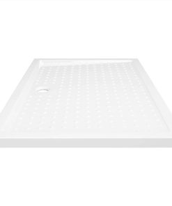 Shower Base Tray With Dots White 80x120x4 Cm ABS -Room Shower Base Tray with Dots White 80x120x4 cm ABS 465172 3