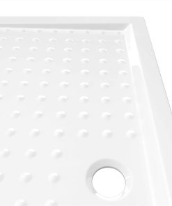 Shower Base Tray With Dots White 80x120x4 Cm ABS -Room Shower Base Tray with Dots White 80x120x4 cm ABS 465172 5