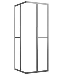 Shower Cabin Frosted ESG 70x70x180 Cm Black -Room Shower Cabin Frosted ESG 70x70x180 cm Black 517678 3