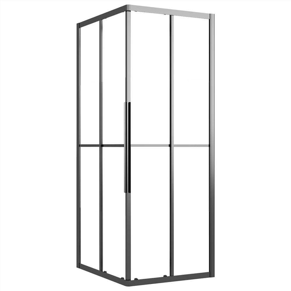 Shower Cabin Frosted ESG 80x70x180 cm Black Shower Cabin Frosted ESG 80x70x180 Cm Black -Room Shower Cabin Frosted ESG 80x70x180 cm Black 517677 1