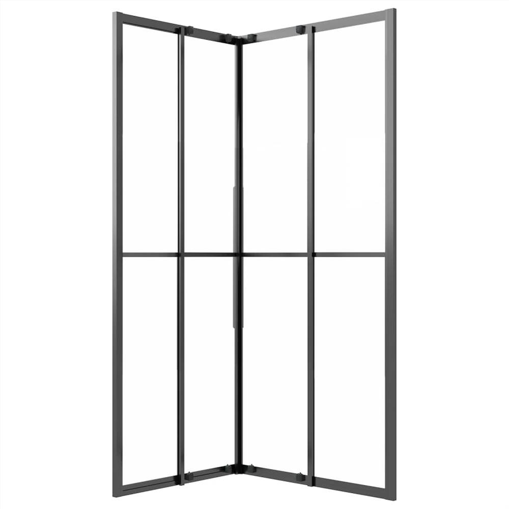 Shower Cabin Frosted ESG 80x70x180 cm Black Shower Cabin Frosted ESG 80x70x180 Cm Black -Room Shower Cabin Frosted ESG 80x70x180 cm Black 517677 4