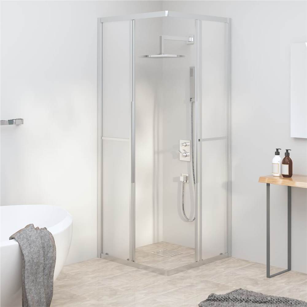 Shower Cabin Frosted ESG 80x80x180 cm Shower Cabin Frosted ESG 80x80x180 Cm -Room Shower Cabin Frosted ESG 80x80x180 cm 517668 2