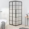 Shower Cabin Frosted ESG 80x80x180 Cm Black -Room Shower Cabin Frosted ESG 80x80x180 cm Black 517675 0