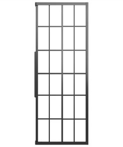 Shower Cabin Frosted ESG 80x80x180 Cm Black 7 Shower Cabin Frosted ESG 80x80x180 Cm Black -Room Shower Cabin Frosted ESG 80x80x180 cm Black 517675 5