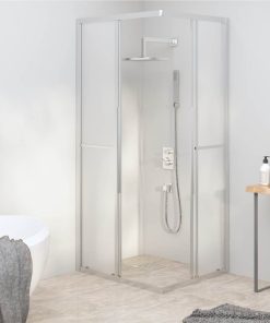 Shower Cabin Frosted ESG 90x70x180 Cm 4 Shower Cabin Frosted ESG 90x70x180 Cm -Room Shower Cabin Frosted ESG 90x70x180 cm 517669 2