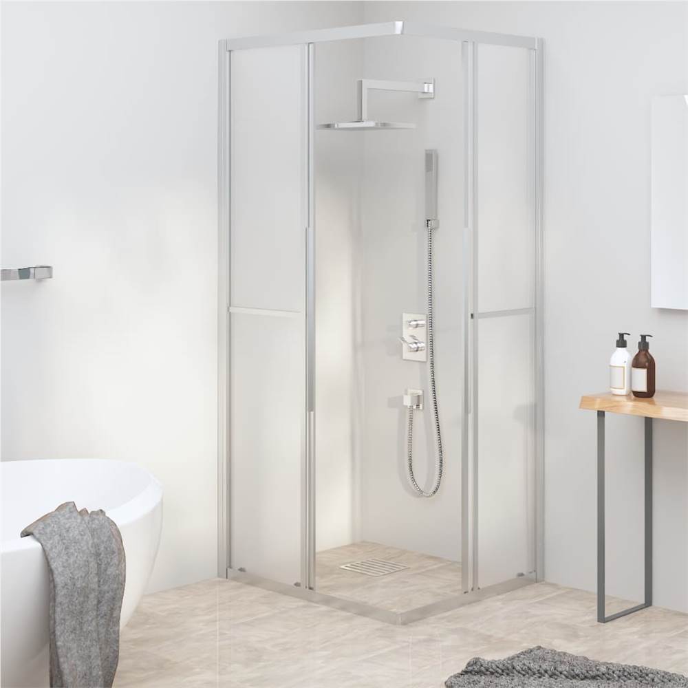 Shower Cabin Frosted ESG 90x70x180 cm Shower Cabin Frosted ESG 90x70x180 Cm -Room Shower Cabin Frosted ESG 90x70x180 cm 517669 2