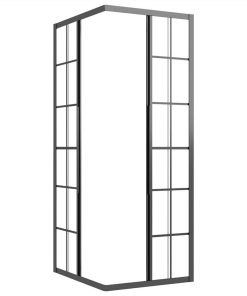 Shower Cabin Frosted ESG 90x70x180 Cm Black 5 Shower Cabin Frosted ESG 90x70x180 Cm Black -Room Shower Cabin Frosted ESG 90x70x180 cm Black 517676 3