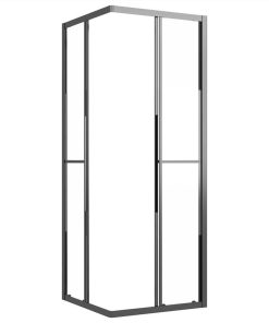 Shower Cabin Half Frosted ESG 70x70x180 Cm Black -Room Shower Cabin Half Frosted ESG 70x70x180 cm Black 517670 3