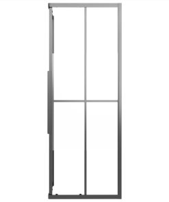 Shower Cabin Half Frosted ESG 70x70x180 Cm Black -Room Shower Cabin Half Frosted ESG 70x70x180 cm Black 517670 4