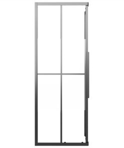 Shower Cabin Half Frosted ESG 70x70x180 Cm Black -Room Shower Cabin Half Frosted ESG 70x70x180 cm Black 517670 5