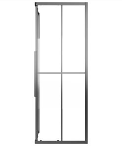 Shower Cabin Half Frosted ESG 80x70x180 Cm Black -Room Shower Cabin Half Frosted ESG 80x70x180 cm Black 517673 5