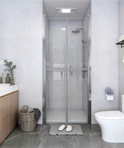 Shower Door Clear ESG 81x190 Cm