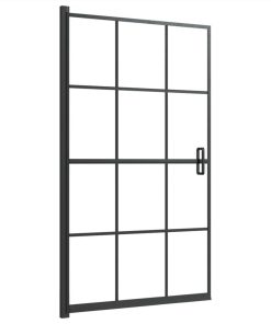 Shower Enclosure ESG 80x140 Cm Black -Room Shower Enclosure ESG 80x140 cm Black 485107 1