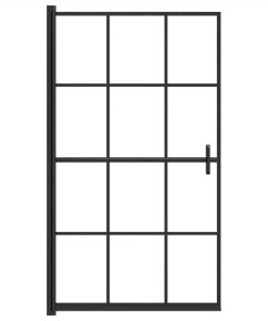 Shower Enclosure ESG 80x140 Cm Black -Room Shower Enclosure ESG 80x140 cm Black 485107 2