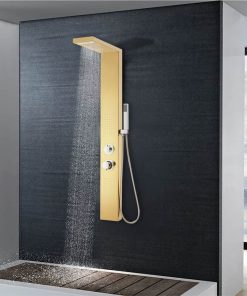 Shower Panel System Stainless Steel 201 Gold
