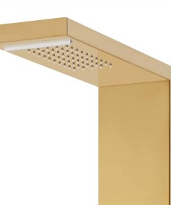 Shower Panel System Stainless Steel 201 Gold -Room Shower Panel System Stainless Steel 201 Gold 434823 3
