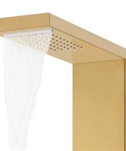 Shower Panel System Stainless Steel 201 Gold -Room Shower Panel System Stainless Steel 201 Gold 434823 4