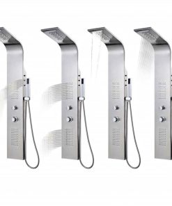 Shower Panel System Stainless Steel Curved 4 Shower Panel System Stainless Steel Curved -Room Shower Panel System Stainless Steel Curved 443136 2