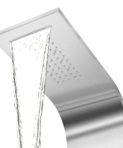 Shower Panel System Stainless Steel Curved 6 Shower Panel System Stainless Steel Curved -Room Shower Panel System Stainless Steel Curved 443136 4