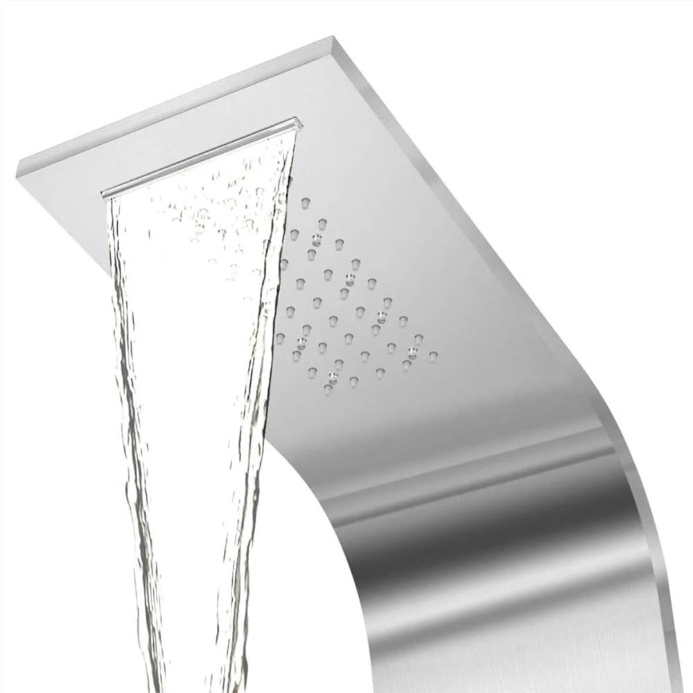 Shower Panel System Stainless Steel Curved Shower Panel System Stainless Steel Curved -Room Shower Panel System Stainless Steel Curved 443136 4
