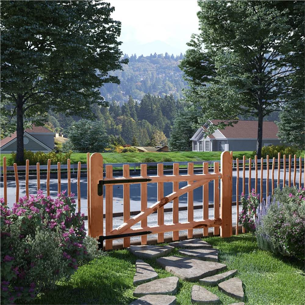 Single Fence Gate Impregnated Hazel Wood 100x60 cm Single Fence Gate Impregnated Hazel Wood 100x60 Cm -Room Single Fence Gate Impregnated Hazel Wood 100x60 cm 489323 0