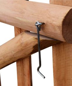 Single Fence Gate Impregnated Hazel Wood 100x60 Cm 5 Single Fence Gate Impregnated Hazel Wood 100x60 Cm -Room Single Fence Gate Impregnated Hazel Wood 100x60 cm 489323 3