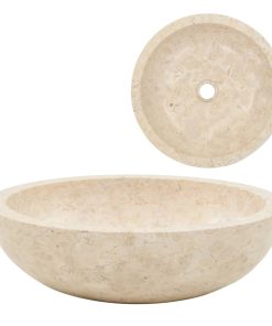 Sink 40x12 Cm Marble Cream