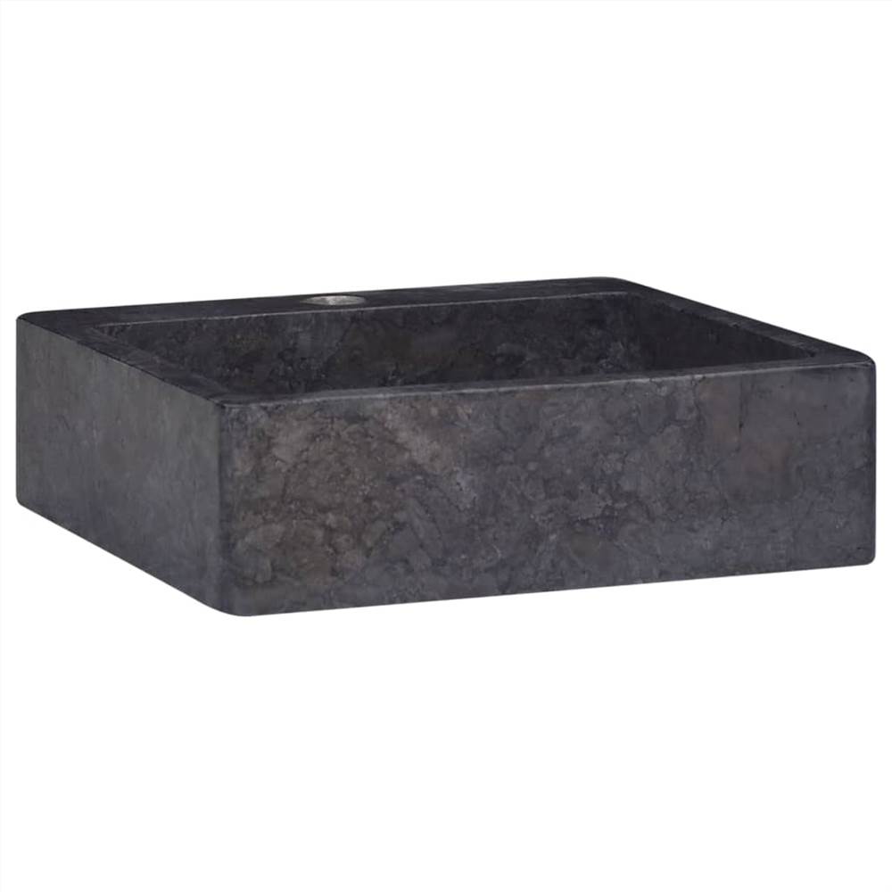 Sink Black 40x40x12 cm Marble Sink Black 40x40x12 Cm Marble -Room Sink Black 40x40x12 cm Marble 464503 0