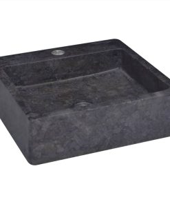 Sink Black 40x40x12 Cm Marble 6 Sink Black 40x40x12 Cm Marble -Room Sink Black 40x40x12 cm Marble 464503 4