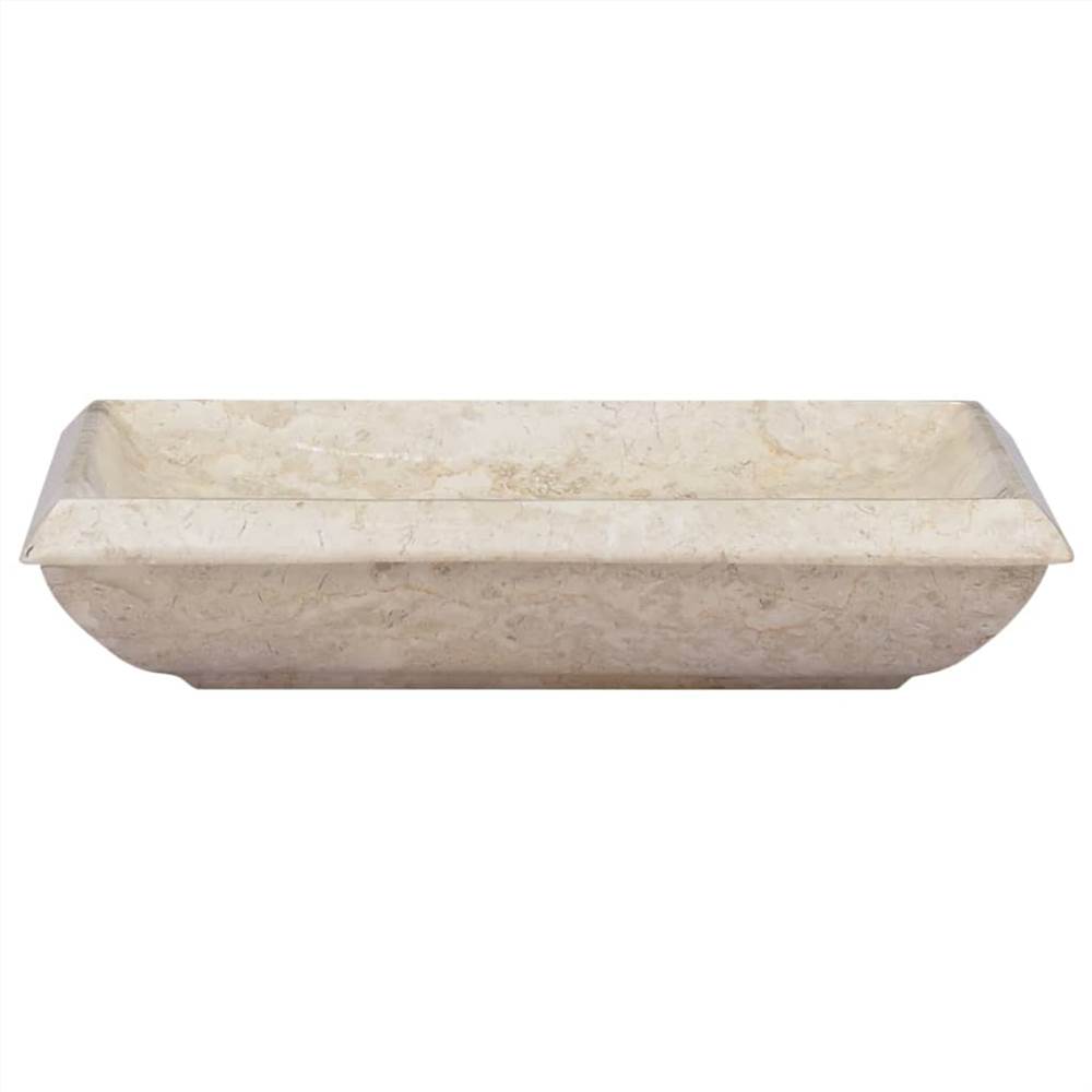 Sink Cream 50x35x10 cm Marble Sink Cream 50x35x10 Cm Marble -Room Sink Cream 50x35x10 cm Marble 464564 2