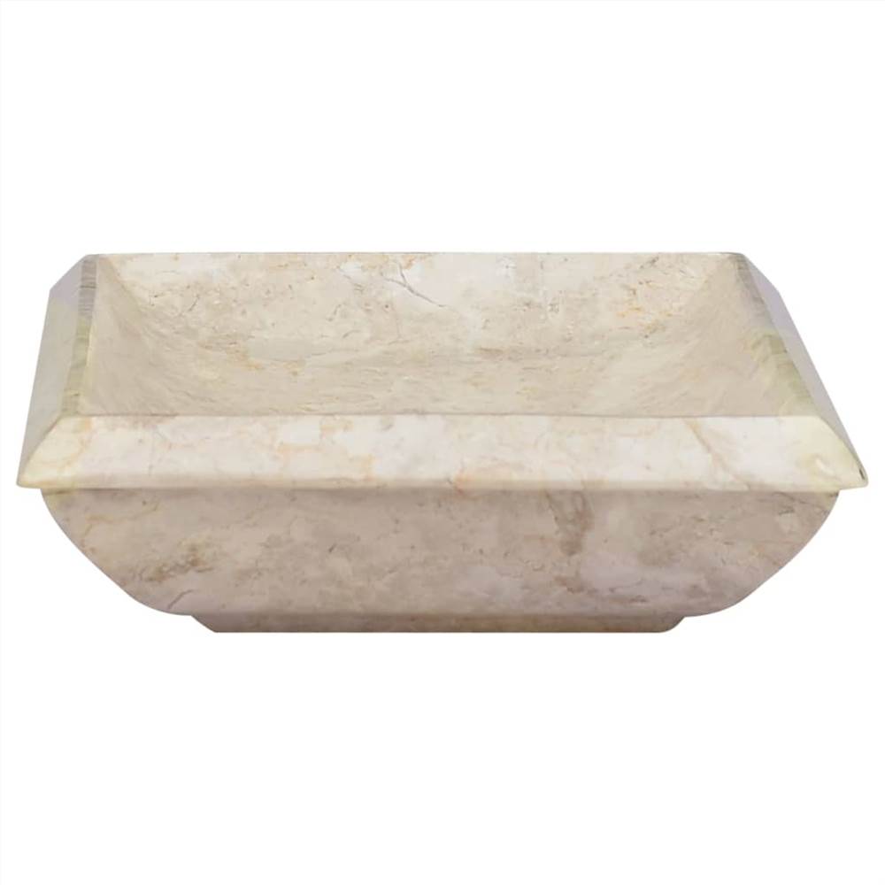 Sink Cream 50x35x10 cm Marble Sink Cream 50x35x10 Cm Marble -Room Sink Cream 50x35x10 cm Marble 464564 3